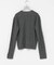 new basic　WASHABLE WOOL STRUCT TOPS