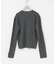new basic　WASHABLE WOOL STRUCT TOPS