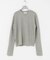 new basic　WASHABLE WOOL STRUCT TOPS