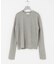 new basic　WASHABLE WOOL STRUCT TOPS