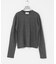 new basic　WASHABLE WOOL STRUCT TOPS