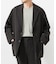 new basic　WOOL SILK LINEN SINGLE JACKET