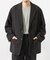 new basic　WOOL SILK LINEN SINGLE JACKET
