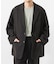 new basic　WOOL SILK LINEN SINGLE JACKET
