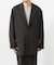 new basic　WOOL SILK LINEN SINGLE JACKET