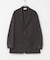 new basic　WOOL SILK LINEN SINGLE JACKET
