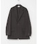 new basic　WOOL SILK LINEN SINGLE JACKET
