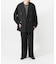 new basic　WOOL LINEN DOUBLE JACKET