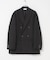 new basic　WOOL LINEN DOUBLE JACKET