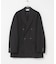 new basic　WOOL LINEN DOUBLE JACKET