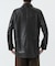 new basic　LAMB LEATHER CAR COAT