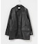 new basic　LAMB LEATHER CAR COAT