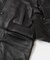 new basic　LAMB LEATHER CAR COAT