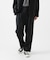 new basic　WOOL SILK WIDE SLACKS