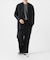 new basic　WOOL SILK WIDE SLACKS
