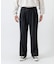 new basic　WOOL SILK WIDE SLACKS
