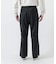 new basic　WOOL SILK WIDE SLACKS