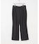 new basic　WOOL SILK WIDE SLACKS