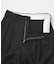 new basic　WOOL SILK WIDE SLACKS