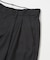new basic　WOOL SILK WIDE SLACKS