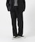 new basic　WOOL SILK TAPERED SLACKS