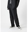new basic　WOOL SILK TAPERED SLACKS