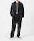 new basic　WOOL SILK TAPERED SLACKS