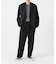 new basic　WOOL SILK TAPERED SLACKS