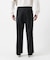 new basic　WOOL SILK TAPERED SLACKS