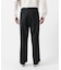 new basic　WOOL SILK TAPERED SLACKS