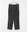 new basic　WOOL SILK TAPERED SLACKS