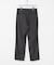 new basic　WOOL SILK TAPERED SLACKS