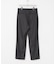 new basic　WOOL SILK TAPERED SLACKS