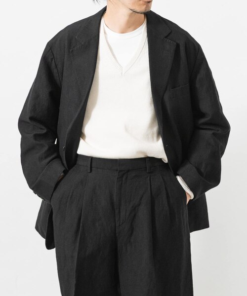 ジャケット・アウター URBANRESEARCH newbasic Wool/Linen jacket new basic WOOL LINEN SINGLE JACKET｜アーバンリサーチの通販｜&mall