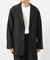 new basic　WOOL LINEN SINGLE JACKET