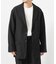 new basic　WOOL LINEN SINGLE JACKET