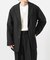new basic　WOOL LINEN SINGLE JACKET