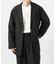 new basic　WOOL LINEN SINGLE JACKET