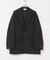 new basic　WOOL LINEN SINGLE JACKET