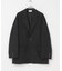 new basic　WOOL LINEN SINGLE JACKET