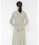 new basic　WASHABLE WOOL LONG-SLEEVE ONE-PIECE