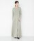 new basic　WASHABLE WOOL LONG-SLEEVE ONE-PIECE