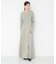 new basic　WASHABLE WOOL LONG-SLEEVE ONE-PIECE