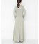 new basic　WASHABLE WOOL LONG-SLEEVE ONE-PIECE