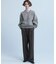 new basic　SAXONY HIGH WAIST PANTS