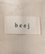 『別注』beej×DOORS　チェックトートバッグ