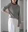 FORK&SPOON　プレーティングボーダーロングスリーブTシャツ