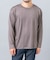 『マシンウォッシャブル』ハイクオリティウールロングスリーブTシャツ