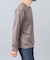 『マシンウォッシャブル』ハイクオリティウールロングスリーブTシャツ