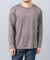 『マシンウォッシャブル』ハイクオリティウールロングスリーブTシャツ